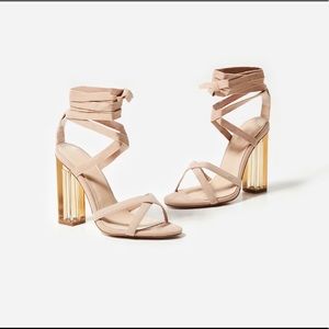 Nude Amina Perspex Heel by Ego Official
